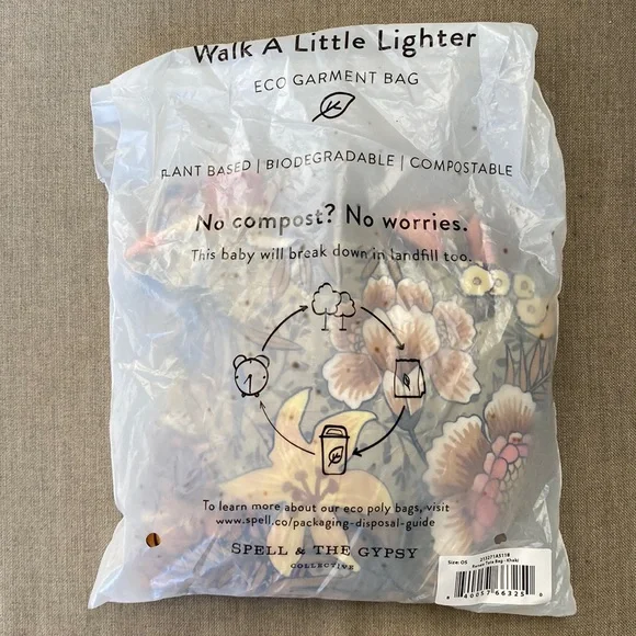 NWT Spell Jungle Tote Market Bag in Khaki - Picture 6 of 8